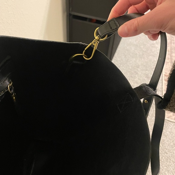 Madewell Black Leather purse - Picture 4 of 9